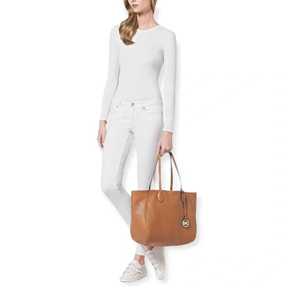 Bags Michael Kors Mae Reversible Leather Tote Poshmark